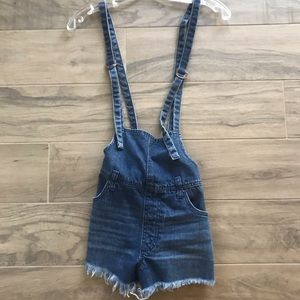 Free People overall shorts - size 27